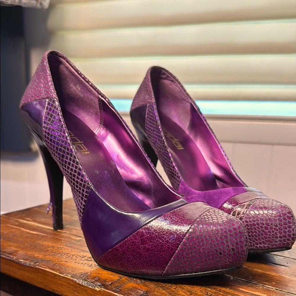 Elegant Purple Women's Heels